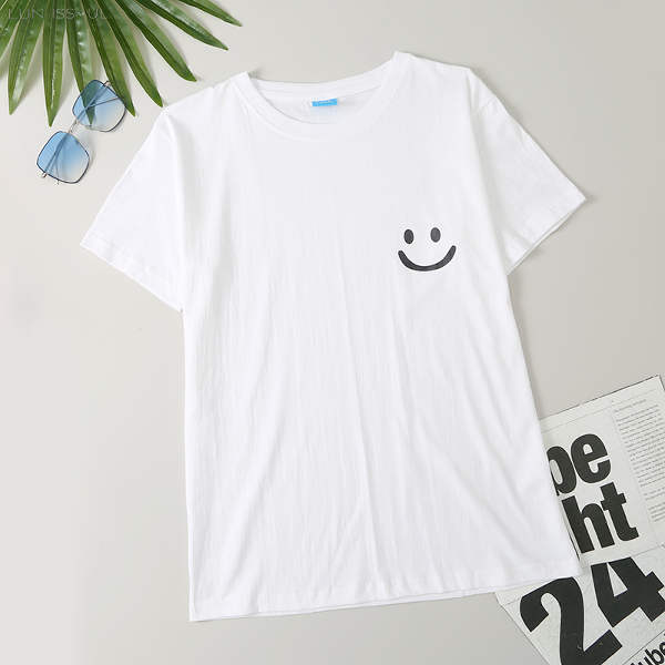 ホワイト/Tシャツ/男